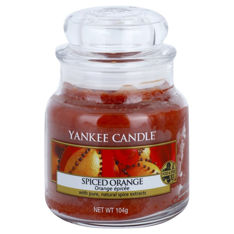 Yankee Candle Spiced Orange vonná svíčka Classic malá 104 g