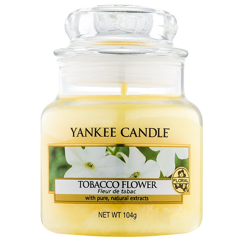 

Yankee Candle Tobacco Flower ароматизована свічка Classic маленька 104 гр