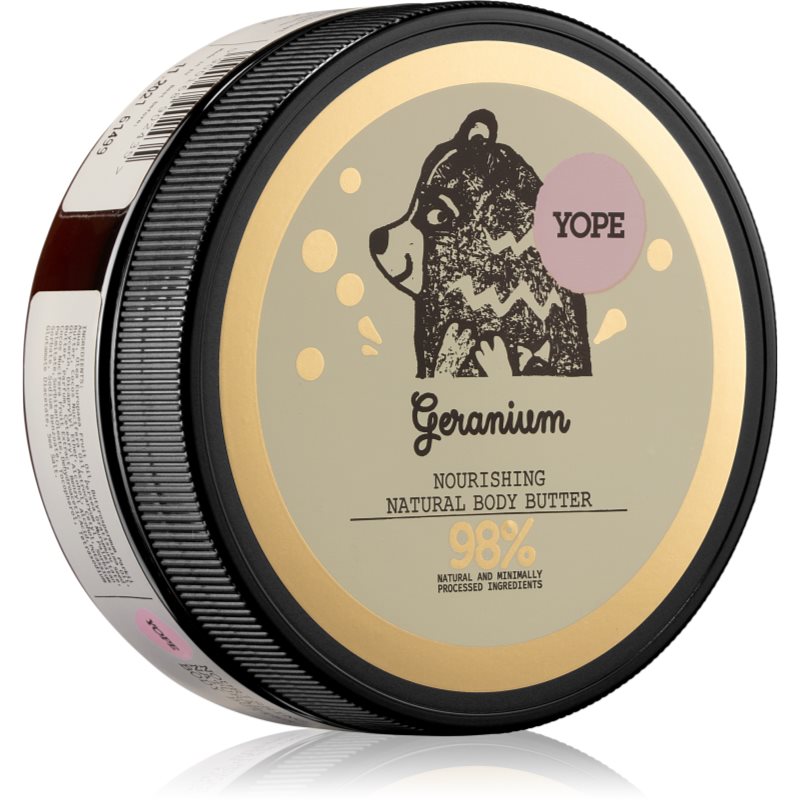 Yope Geranium vyživující tělové máslo 200 ml