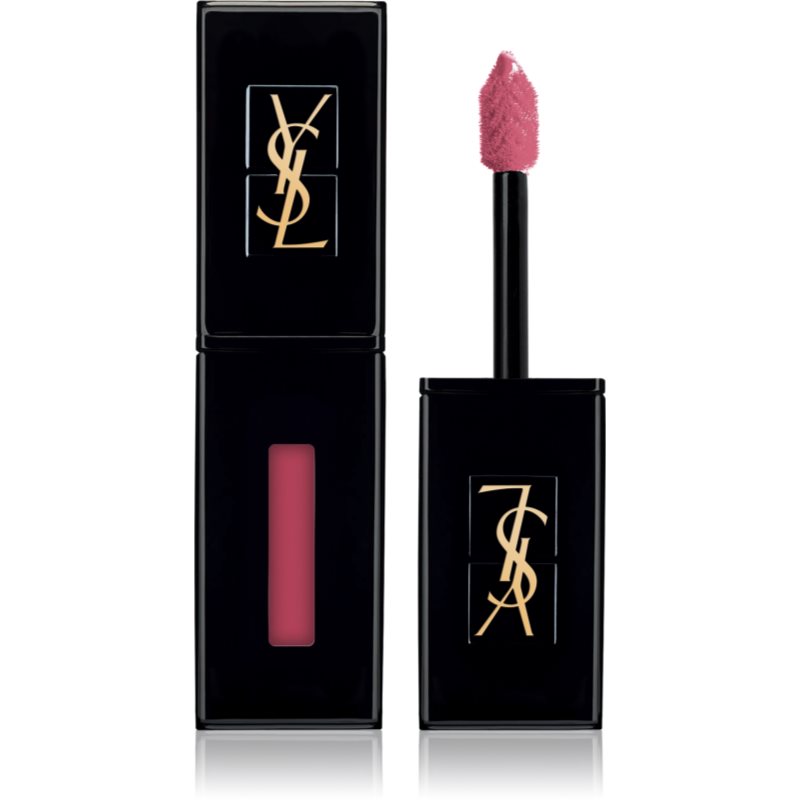 Yves Saint Laurent Vernis À Lèvres Vinyl Cream lesk na rty s krémovou texturou odstín 410 Fuchsia Live 5,5 ml