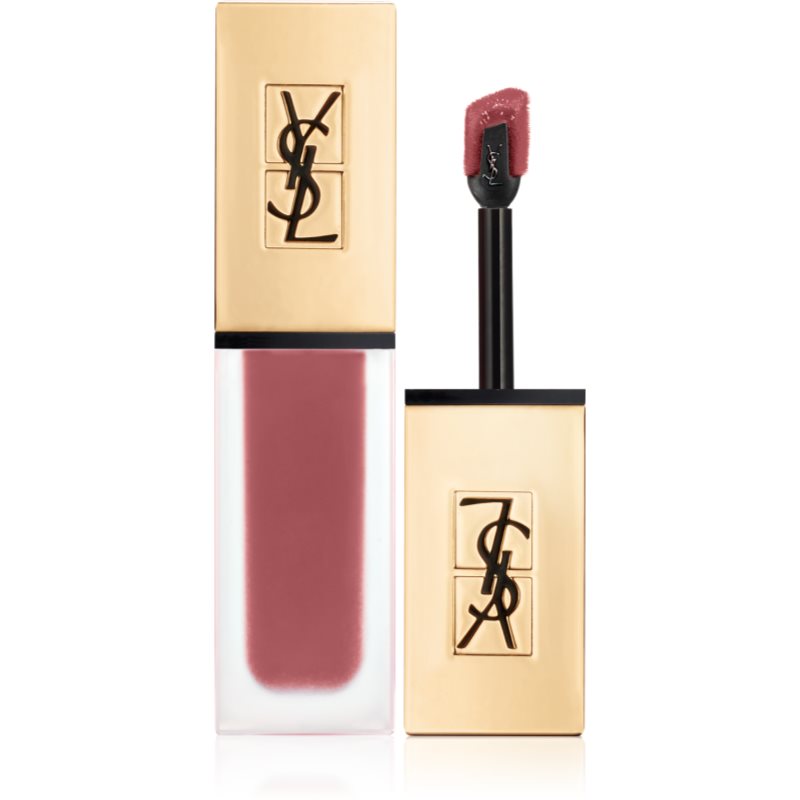 Yves Saint Laurent Tatouage Couture barra de labios líquida ultra mate tono 25 Beige Secret 6 ml