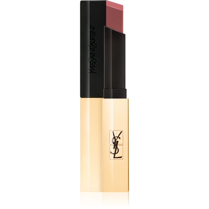 Yves Saint Laurent Rouge Pur Couture The Slim тънко матиращо червило с кожен ефект цвят 17 Nude Antonym 2,2 гр.