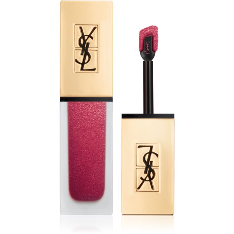 Yves Saint Laurent Tatouage Couture The Metallics barra de labios metálica tono 106 Gilded Fuchsia Rivals 6 ml