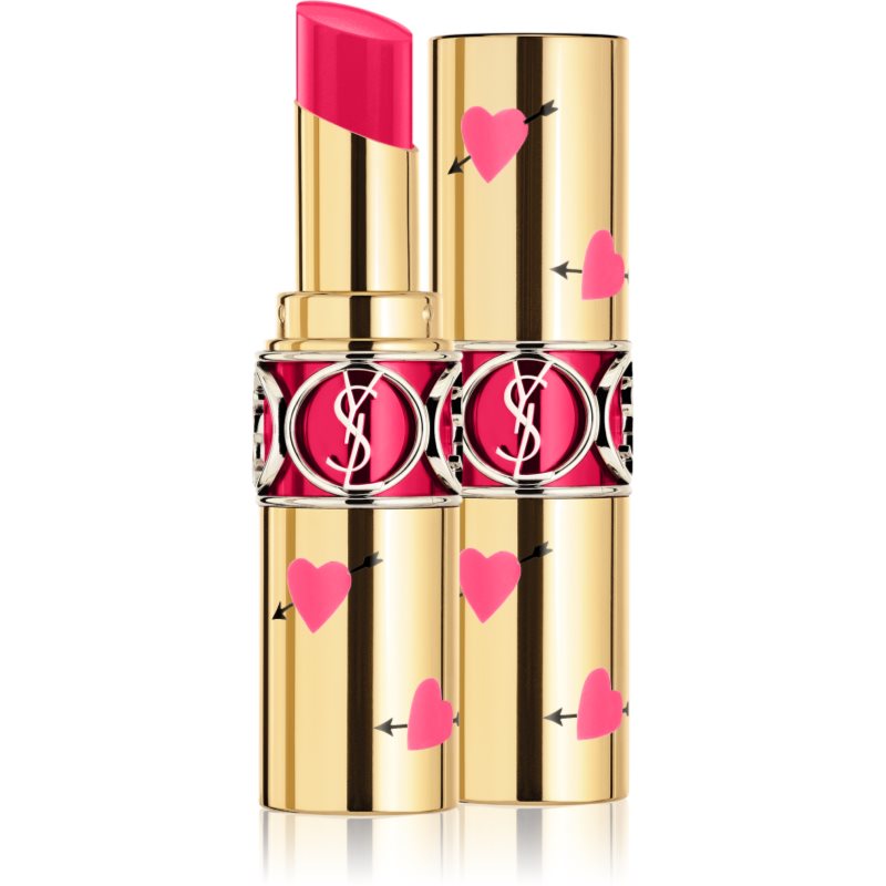 Yves Saint Laurent Rouge Volupté Shine Oil-In-Stick barra de labios hidratante edición limitada tono 49 Rose Saint Germain 3,2 g