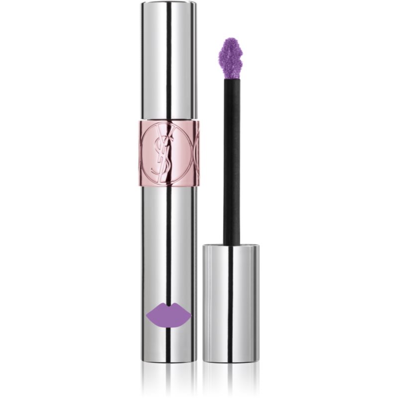 Yves Saint Laurent Volupté Liquid Colour Balm bálsamo hidratante labial con color tono 17 Hunt Me Lilac 6 ml