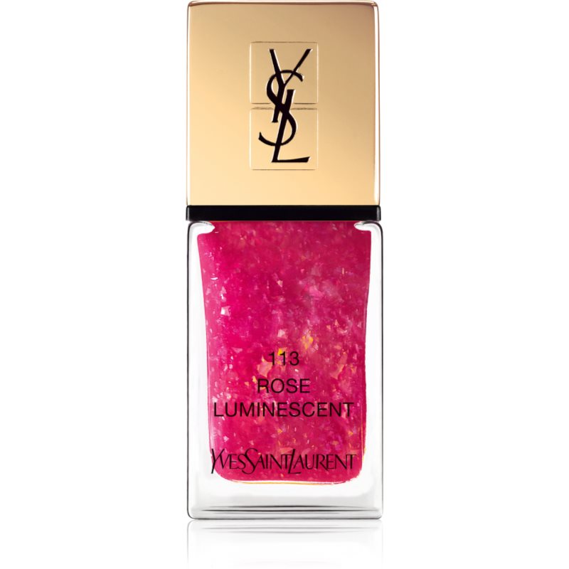 Yves Saint Laurent La Laque Couture esmalte de uñas tono 113 Rose Luminescent 10 ml