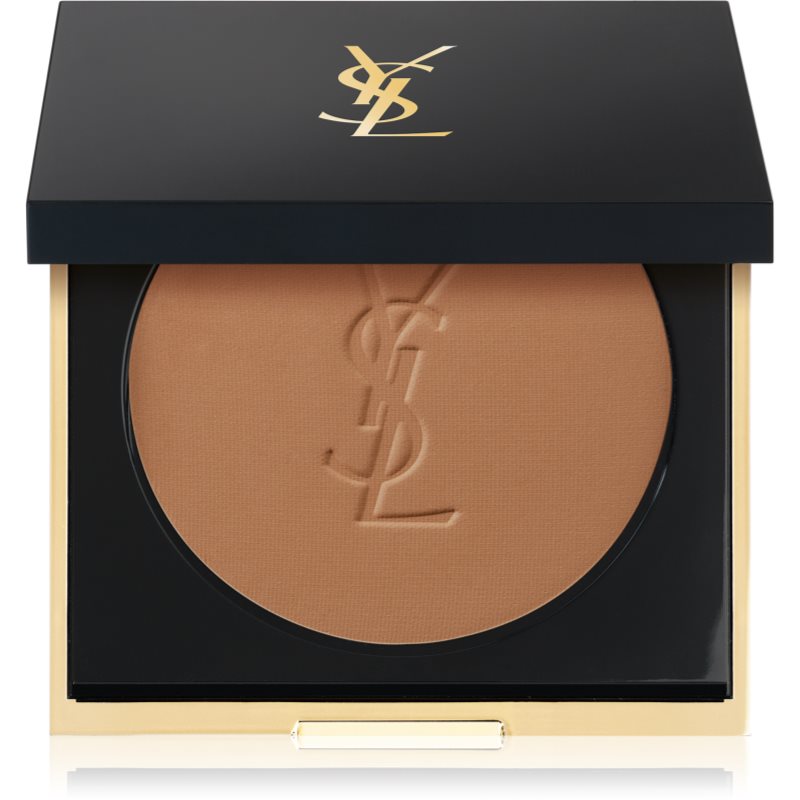 Yves Saint Laurent Encre de Peau All Hours Setting Powder polvos compactos de acabado mate tono B70 Mocha 8,5 g