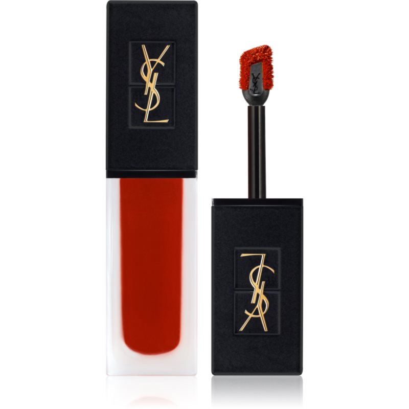 Yves Saint Laurent Tatouage Couture Velvet Cream високо пигментирано кремообразно червило с матиращ ефект цвят 211 Chili Incitement 6 мл.