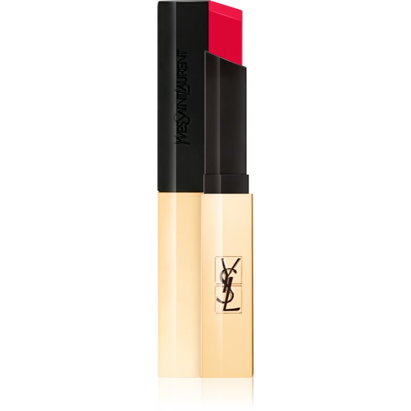 Yves Saint Laurent Rouge Pur Couture The Slim тънко матиращо червило с кожен ефект цвят 26 Rouge Mirage 2,2 гр.