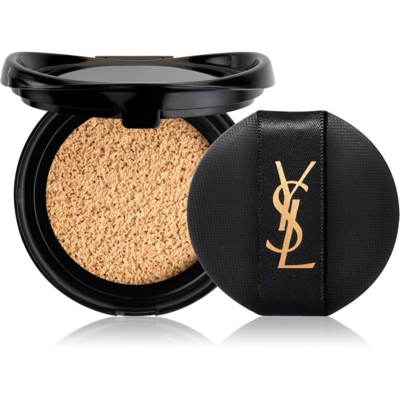 Yves Saint Laurent Encre de Peau Le Cushion base de longa duração com esponja SPF 23 recarga tom 14 g