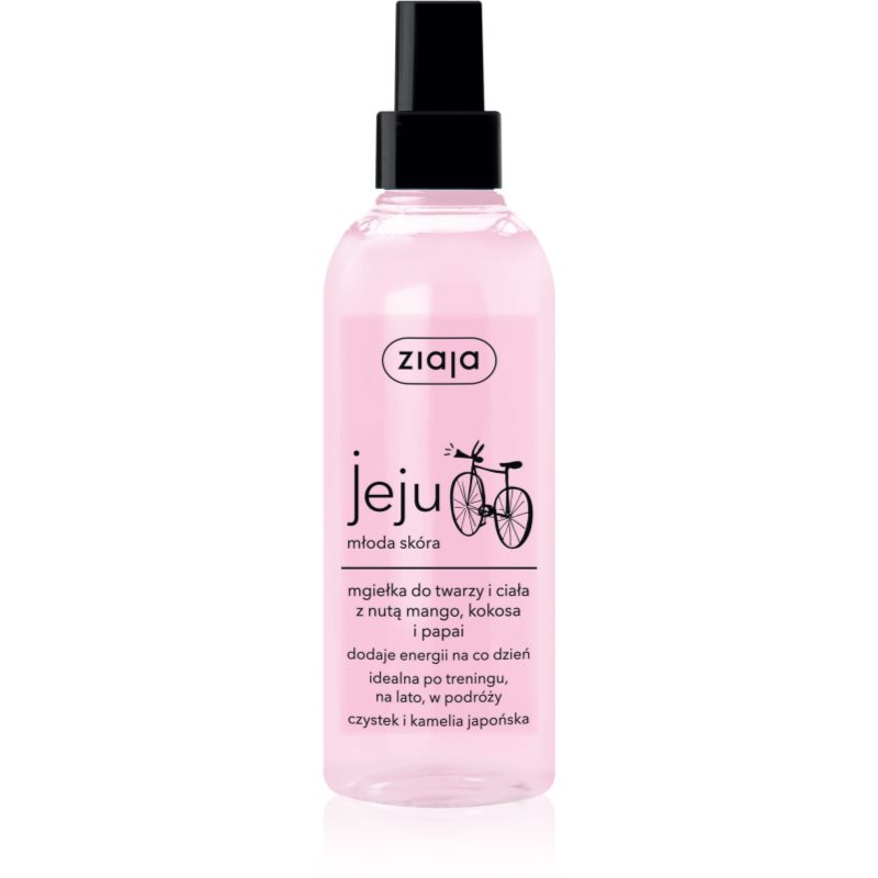 Ziaja Jeju Young Skin osvěžující mlha na obličej a tělo 200 ml