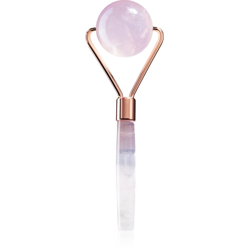Zoë Ayla Rose Quartz Roller Ball masážní váleček na obličej a oči