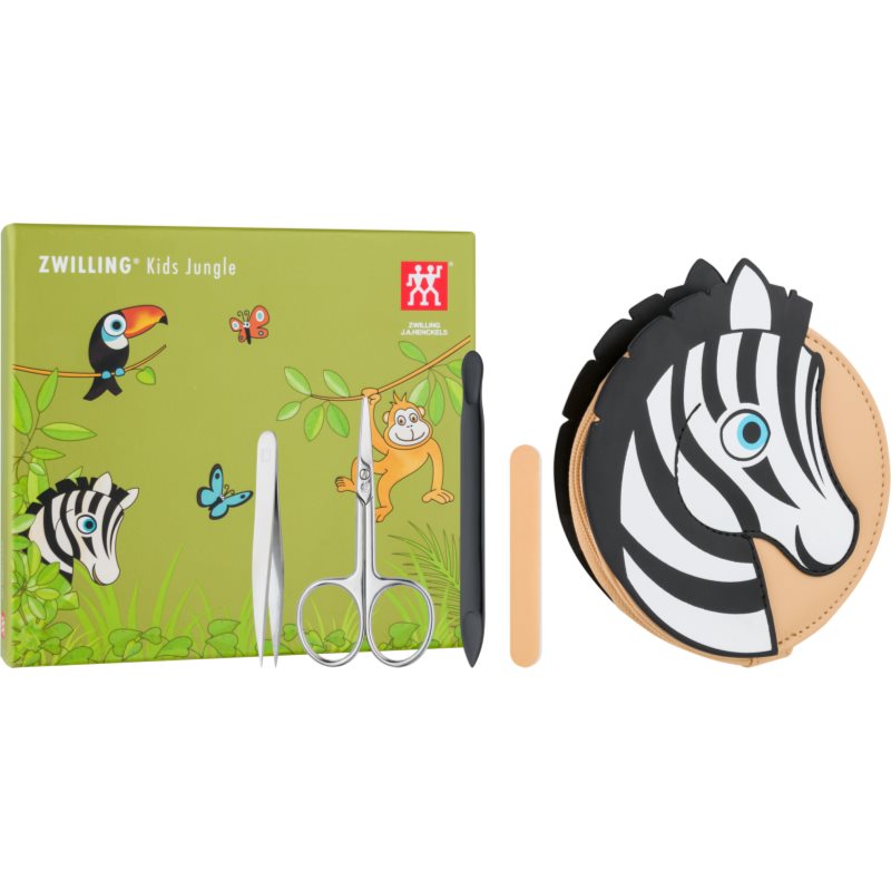 Zwilling Kids Jungle комплект за маникюр за деца Zebra 4 бр.