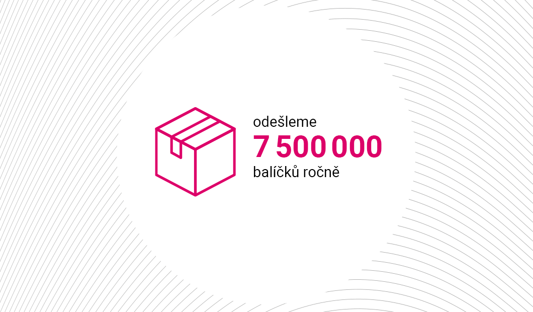 6 000 000 balíčků ročně 6 000 000 balíčků ročně