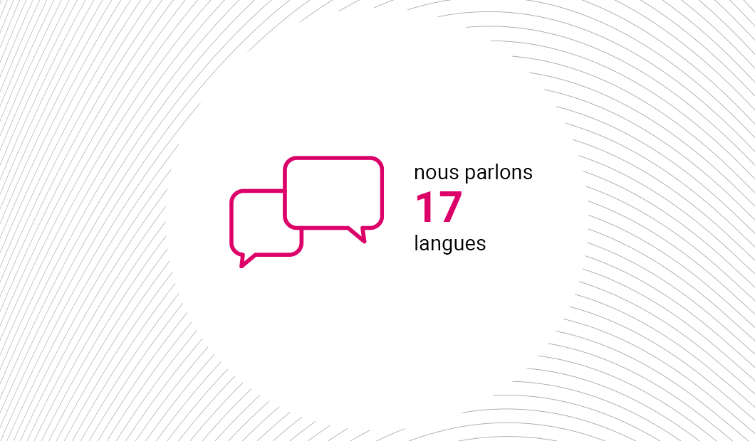 We speak 17 languages We speak 17 languages