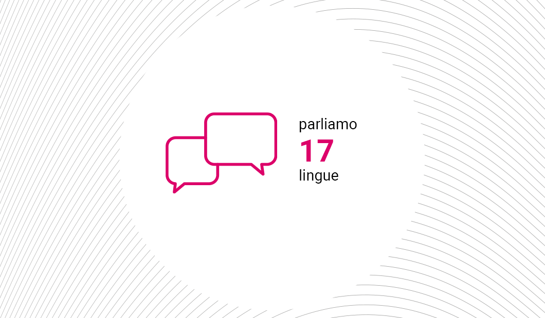 We speak 17 languages We speak 17 languages