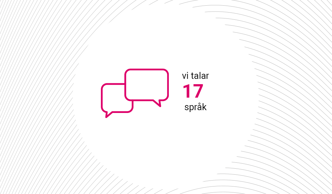 We speak 17 languages We speak 17 languages