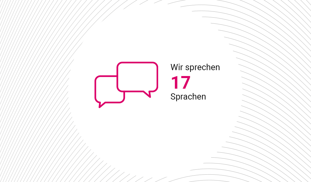 We speak 17 languages We speak 17 languages