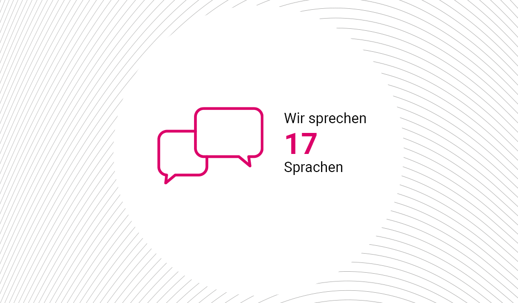 We speak 17 languages We speak 17 languages