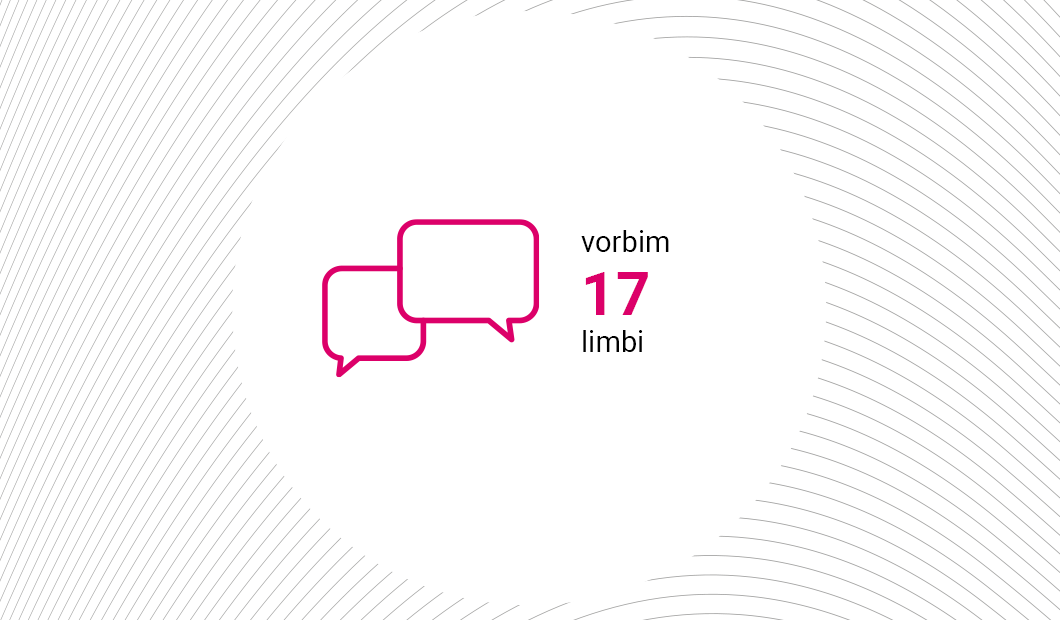 We speak 17 languages We speak 17 languages