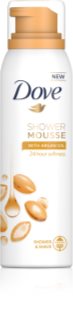 Dove Argan Oil espuma de banho 3 em 1
