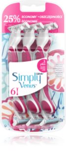 Gillette Venus Simply 3 Plus lâminas descartáveis 6 pçs