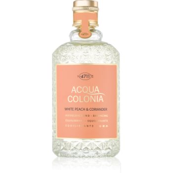 4711 acqua colonia white peach & coriander eau de cologne unisex