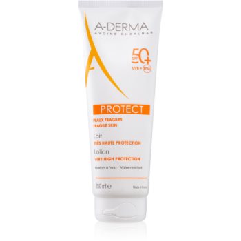 A-Derma Protect lapte protector SPF 50+