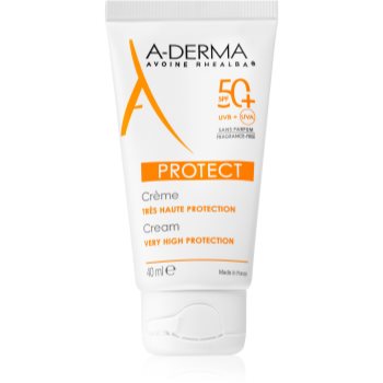 A-derma protect cremă protectoare pentru față, fără parfum spf 50+