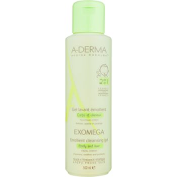 

A-Derma Exomega зволожуючий гель для тіла та волосся для дітей 500 мл