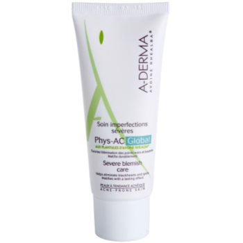 A-Derma Phys-AC Global kompletní péče pro problematickou pleť, akné 40 ml