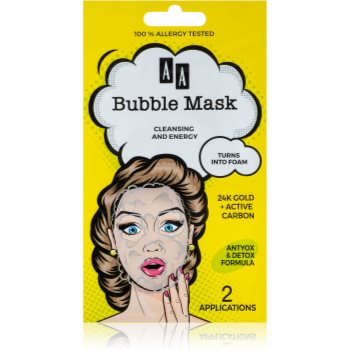 Aa cosmetics aa bubble mask masca de fata pentru curatare