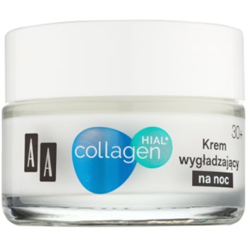 AA Cosmetics Collagen HIAL+ noční vyhlazující krém 30+ 50 ml