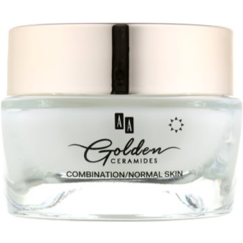 AA Cosmetics Golden Ceramides crema de zi pentru contur cu efect matifiant