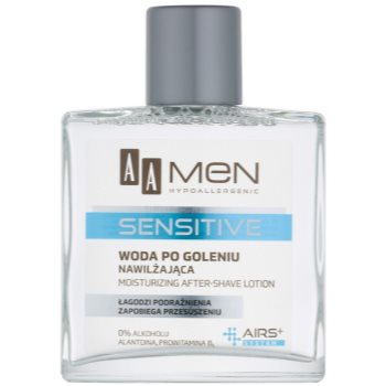 AA Cosmetics Men Sensitive voda po holení s hydratačním účinkem 100 ml