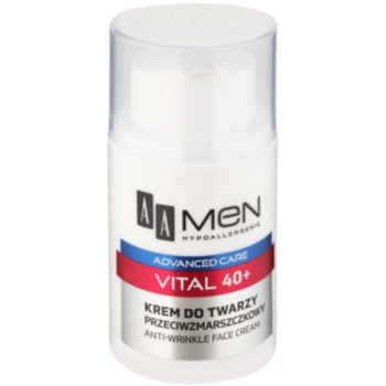 AA Cosmetics Men Vital 40+ protivráskový krém proti stárnutí pleti 50 ml