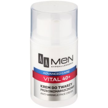 AA Cosmetics Men Vital 40+ crema anti-rid împotriva îmbãtrânirii pielii poza