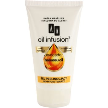 AA Cosmetics Oil Infusion2 Avocado Babassu gel exfoliant de curatare