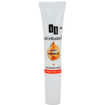 AA Cosmetics Oil Infusion2 Argan Tsubaki 40+ výživný oční krém pro redukci vrásek Hial+ 15 ml