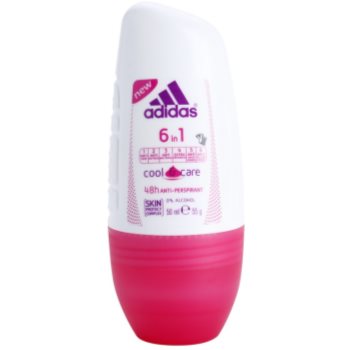 Adidas 6 in 1 cool & care deodorant roll-on pentru femei