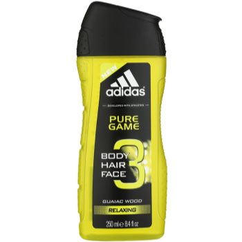 

Adidas 3 in 1 Pure Game гель для душу для чоловіків 250 мл