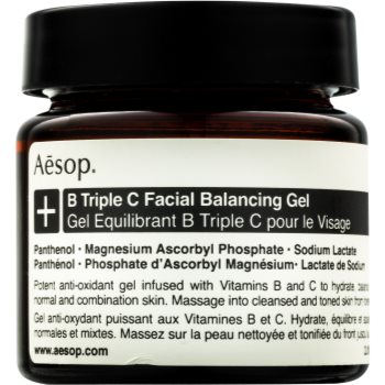 Aēsop B Triple C Facila Balancing Gel gel antioxidant pentru ten cu vitamine