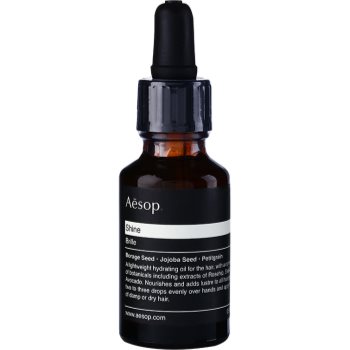 Aēsop hair shine ulei hidratant pentru par uscat si indisciplinat