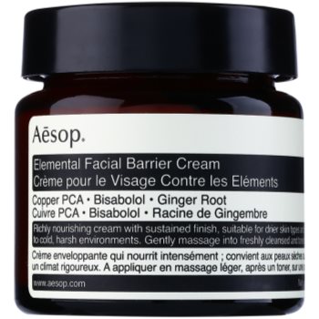 Aēsop skin elemental crema intens hidratanta reface bariera protectoare a pielii