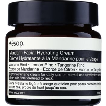 Aēsop skin mandarin crema hidratanta pentru zi pentru piele normala si mixta