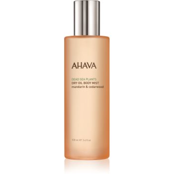 Ahava Dead Sea Plants Mandarin & Cedarwood suchý tělový olej ve spreji mandarinka a cedrové dřevo 100 ml
