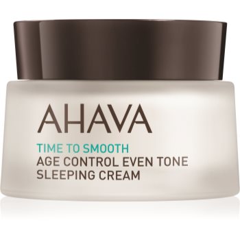 Ahava Time To Smooth rozjasňující noční krém proti prvním známkám stárnutí pleti 50 ml