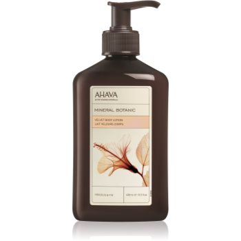 Ahava Mineral Botanic Hibiscus & Fig sametové tělové mléko ibišek a fík 400 ml