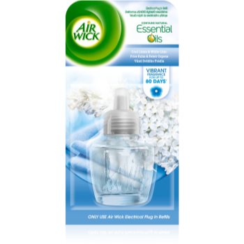 

Air Wick Essential Oils Cool Linen & White Lilac електричний освіжувач повітря 19 мл запасний наповнювач