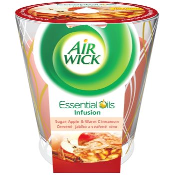 

Air Wick Essential Oil Deco Sugar Apple & Warm Cinnamon ароматизована свічка 105 гр